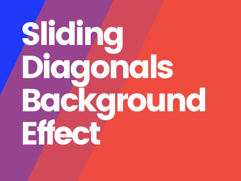 Sliding Diagonals